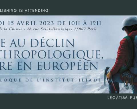 Legatum Publishing is attending the Institut ILIADE colloquium in Paris